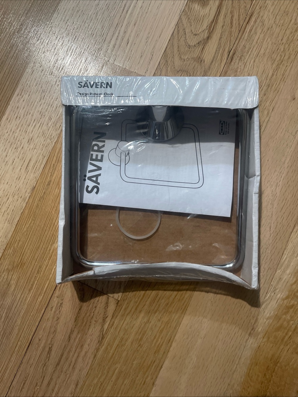 SÄVERN Stainless Steel Towel Ring - Chrome